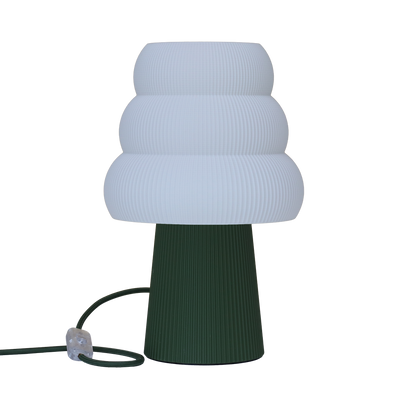Skandinavische Nachttischlampe GROLA aus PLA