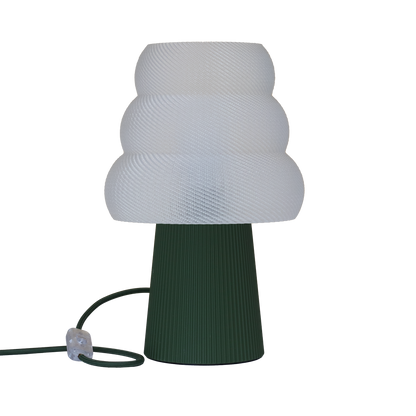 Skandinavische Nachttischlampe GROLA aus PLA