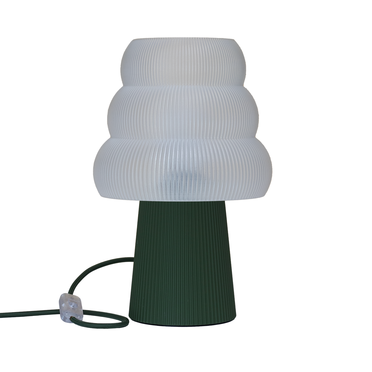 Skandinavische Nachttischlampe GROLA aus PLA