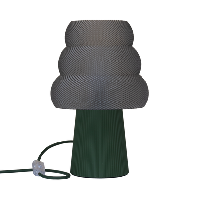 Skandinavische Nachttischlampe GROLA aus PLA