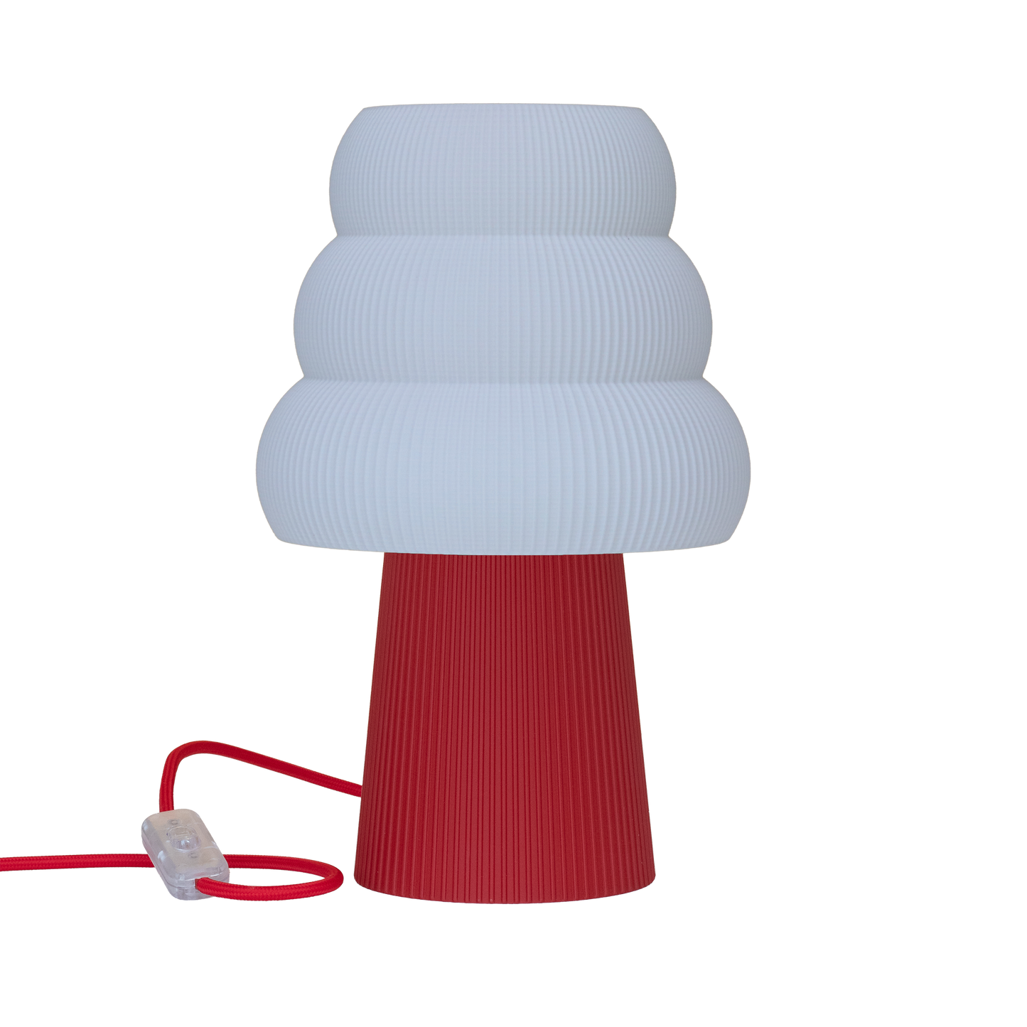 Skandinavische Nachttischlampe GROLA aus PLA