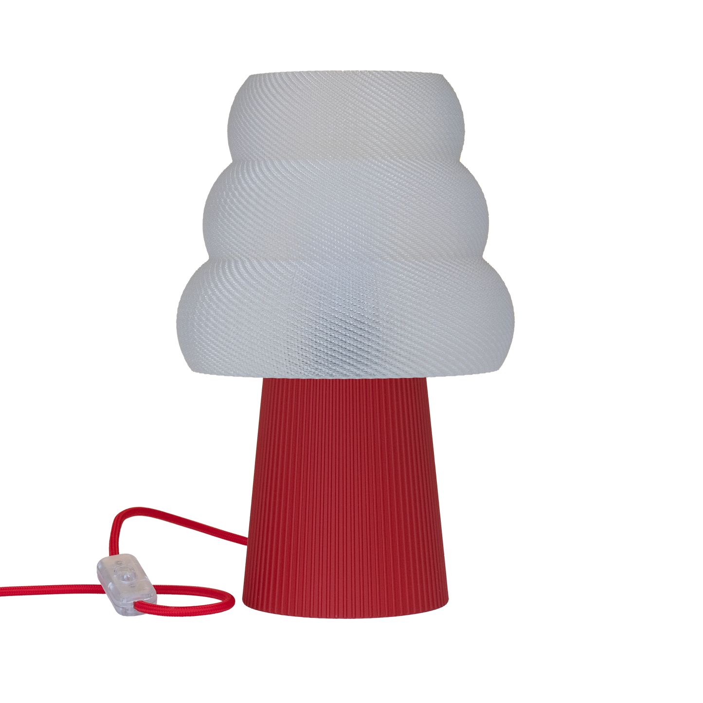 Skandinavische Nachttischlampe GROLA aus PLA