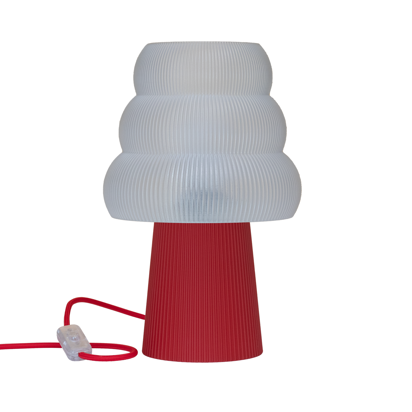 Skandinavische Nachttischlampe GROLA aus PLA