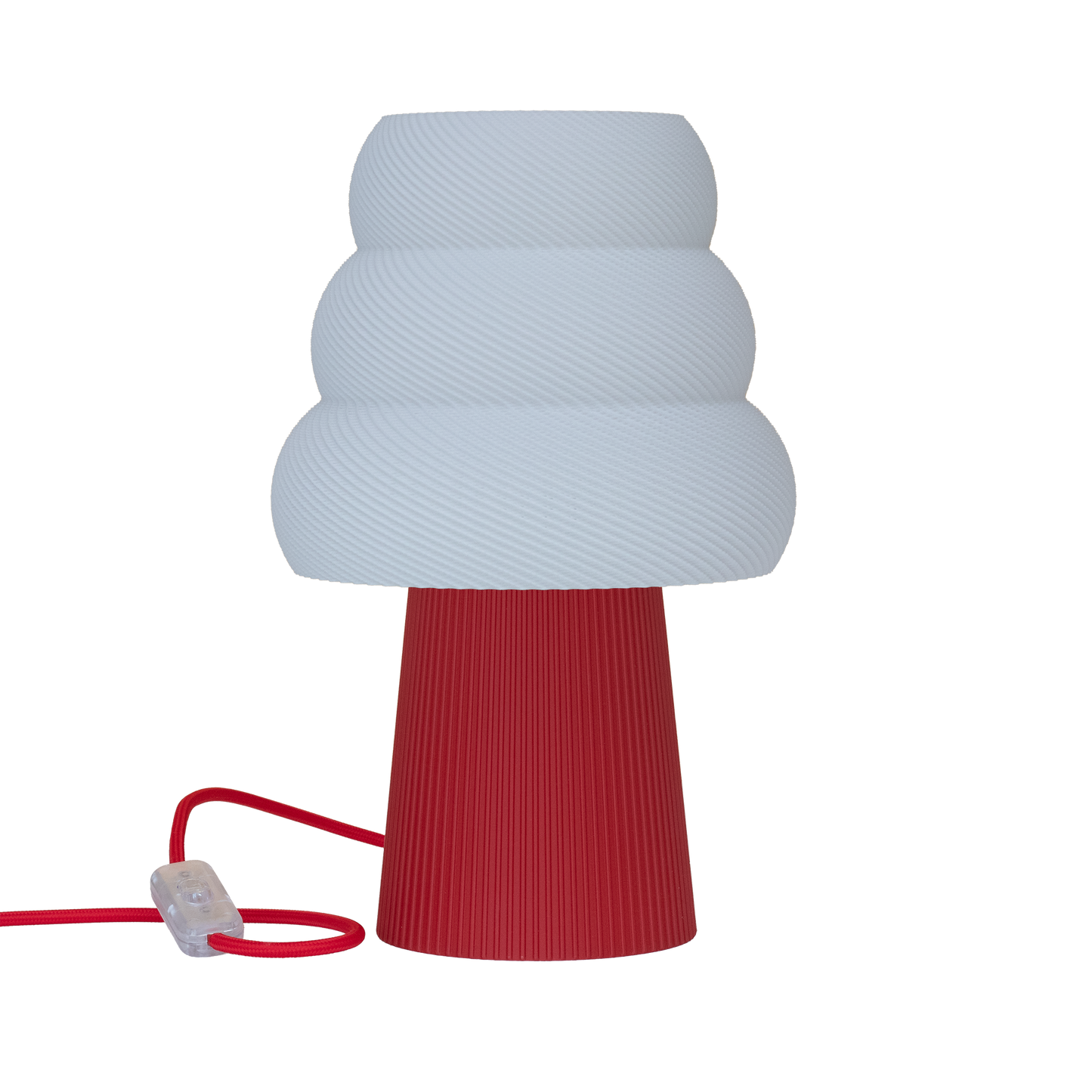 Skandinavische Nachttischlampe GROLA aus PLA