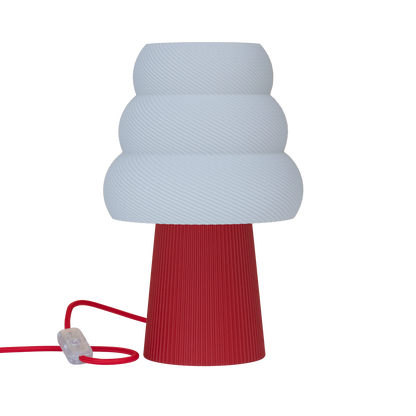 Skandinavische Nachttischlampe GROLA aus PLA