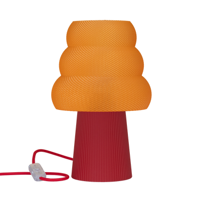 Skandinavische Nachttischlampe GROLA aus PLA