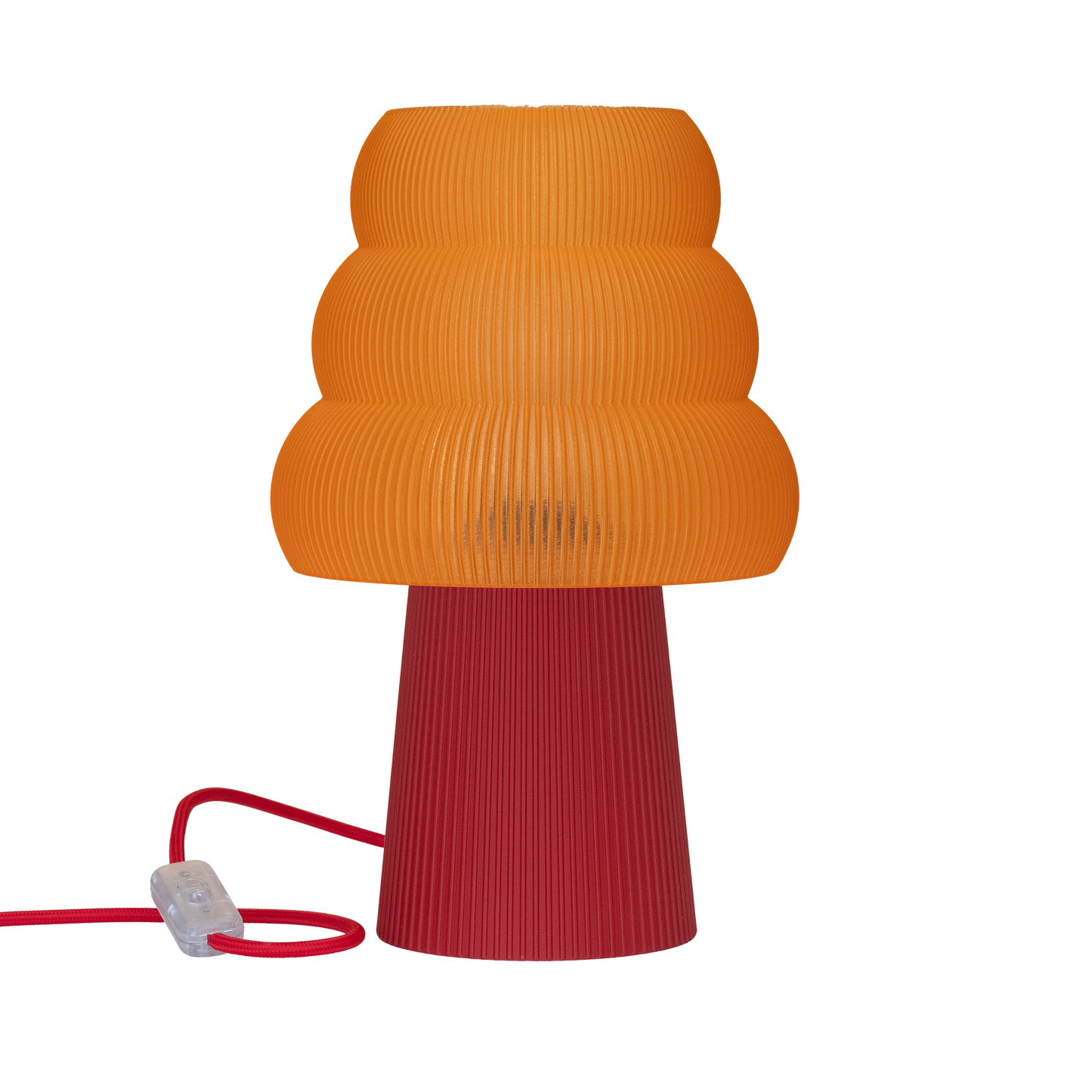 Skandinavische Nachttischlampe GROLA aus PLA