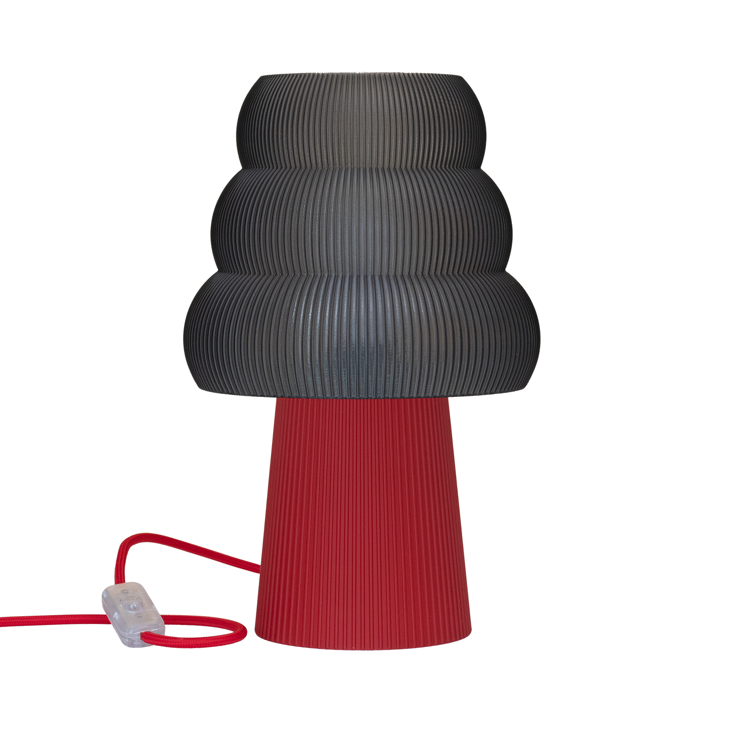 Skandinavische Nachttischlampe GROLA aus PLA