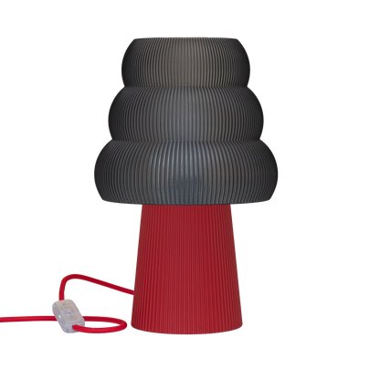 Skandinavische Nachttischlampe GROLA aus PLA