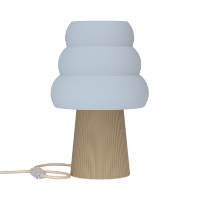 Skandinavische Nachttischlampe GROLA aus PLA