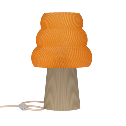 Skandinavische Nachttischlampe GROLA aus PLA