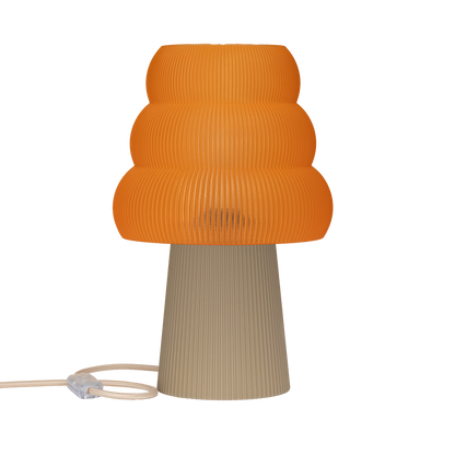 Skandinavische Nachttischlampe GROLA aus PLA