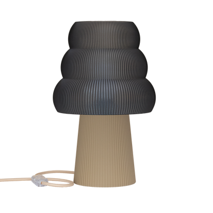 Skandinavische Nachttischlampe GROLA aus PLA