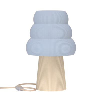 Skandinavische Nachttischlampe GROLA aus PLA