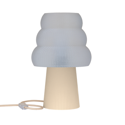 Skandinavische Nachttischlampe GROLA aus PLA