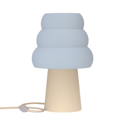 Skandinavische Nachttischlampe GROLA aus PLA