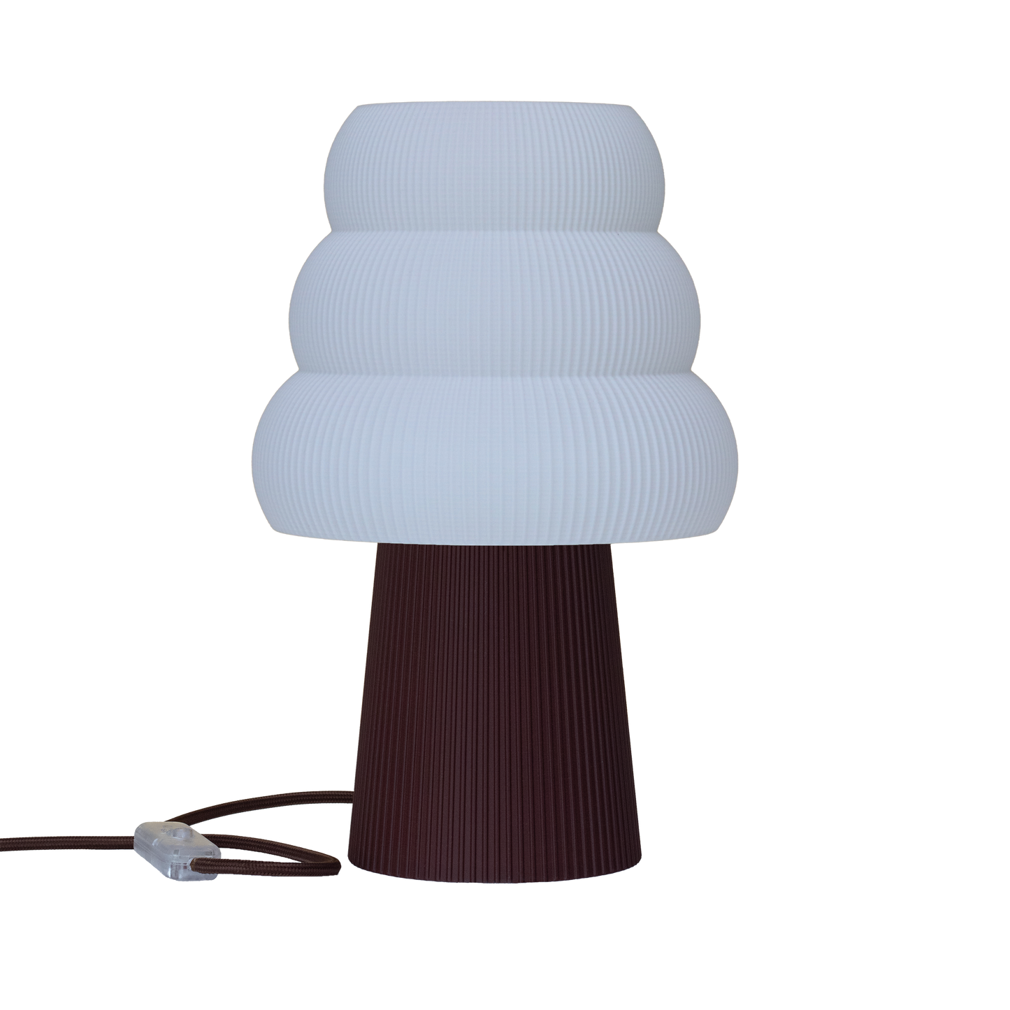 Skandinavische Nachttischlampe GROLA aus PLA