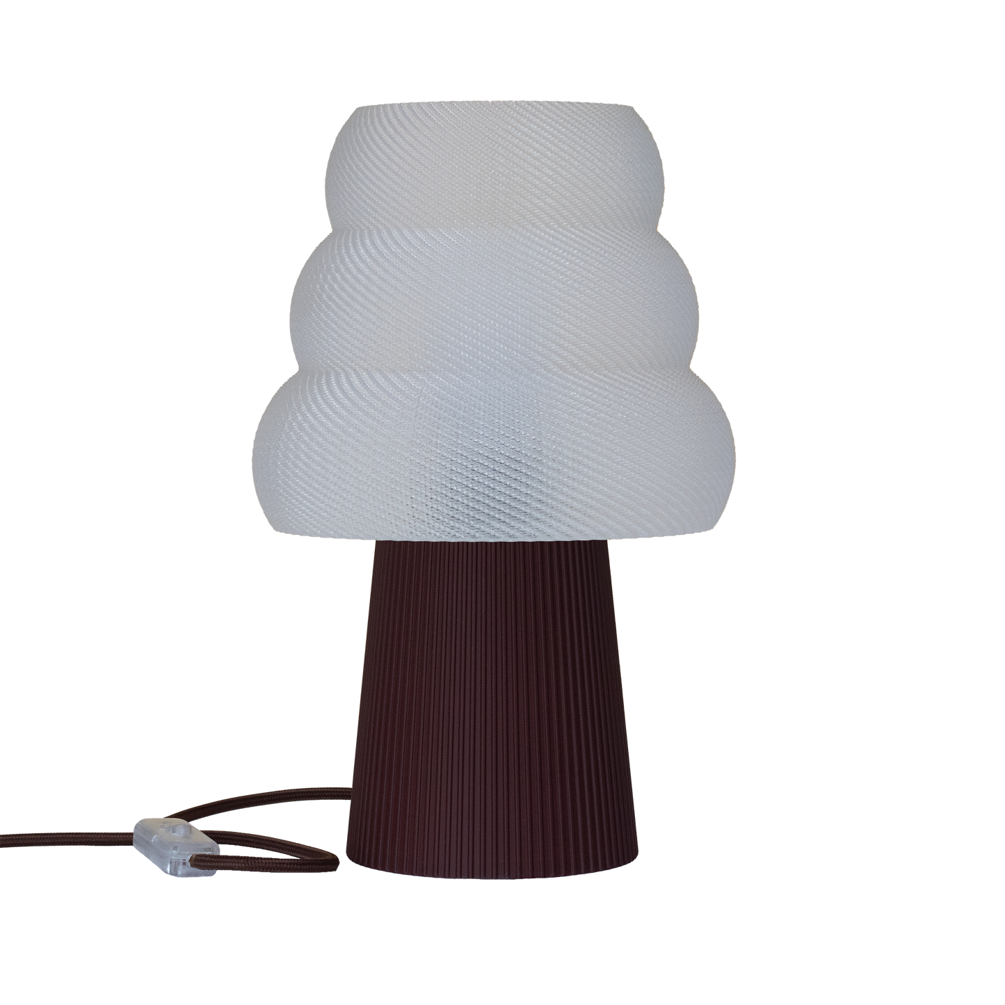 Skandinavische Nachttischlampe GROLA aus PLA