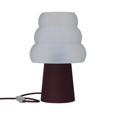 Skandinavische Nachttischlampe GROLA aus PLA