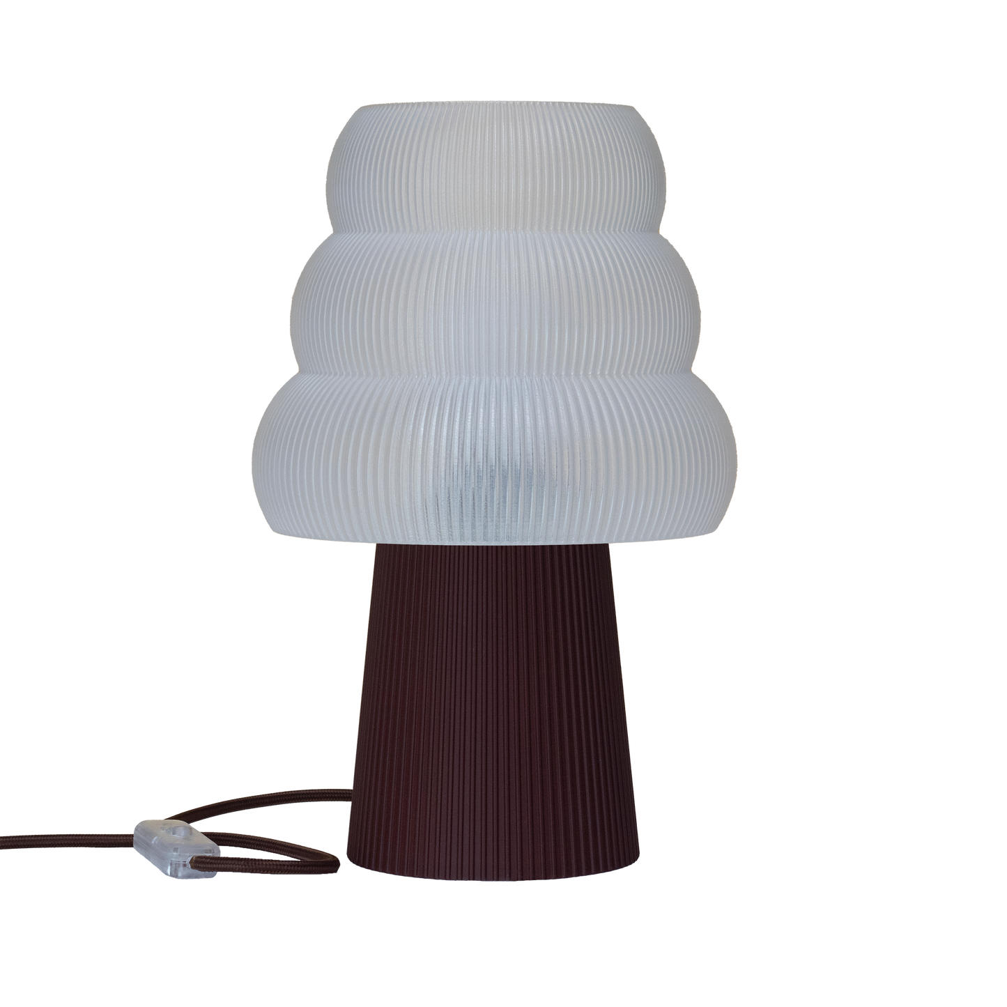 Skandinavische Nachttischlampe GROLA aus PLA