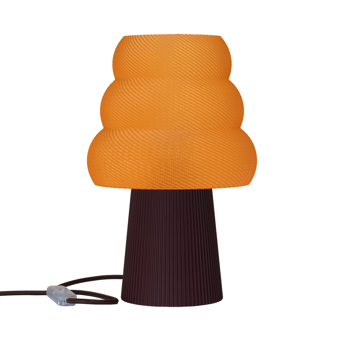 Skandinavische Nachttischlampe GROLA aus PLA