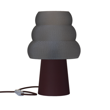 Skandinavische Nachttischlampe GROLA aus PLA