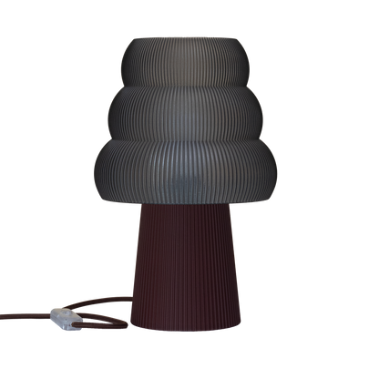 Skandinavische Nachttischlampe GROLA aus PLA