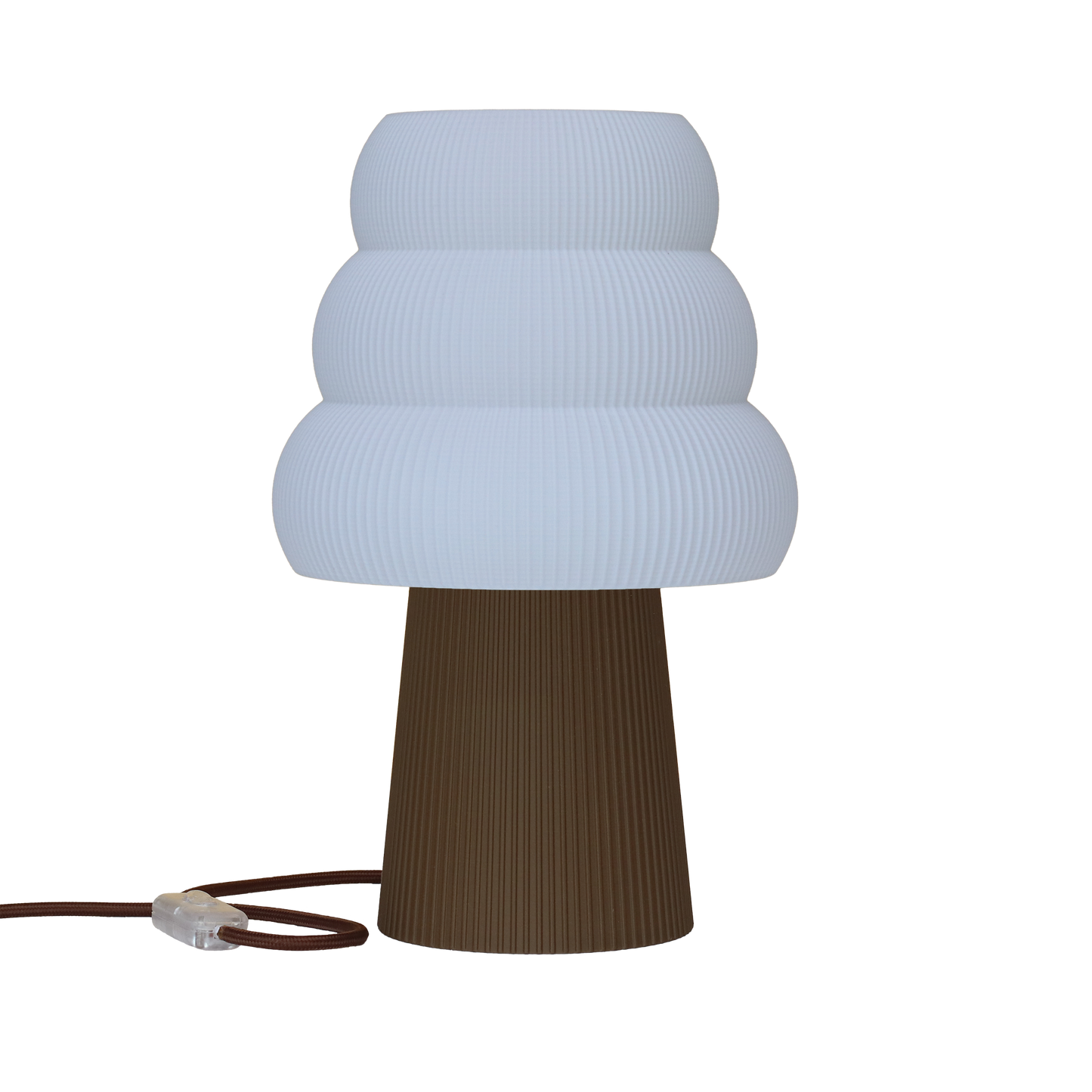 Skandinavische Nachttischlampe GROLA aus PLA