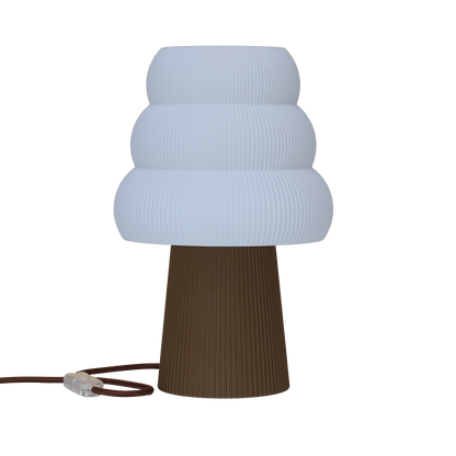 Skandinavische Nachttischlampe GROLA aus PLA