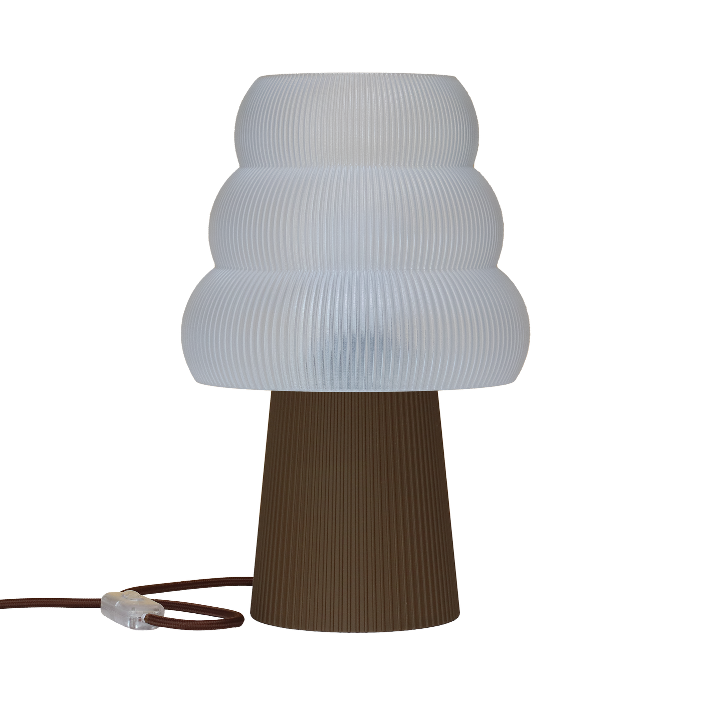 Skandinavische Nachttischlampe GROLA aus PLA