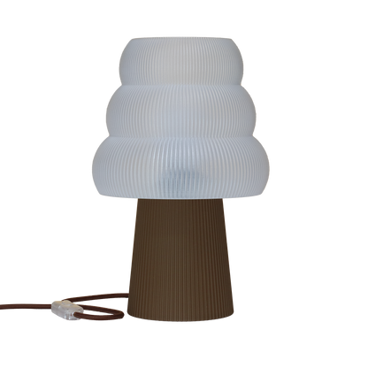 Skandinavische Nachttischlampe GROLA aus PLA