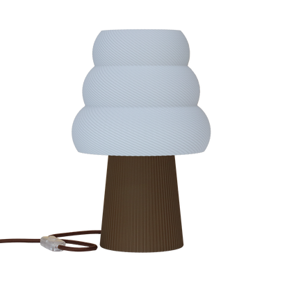 Skandinavische Nachttischlampe GROLA aus PLA