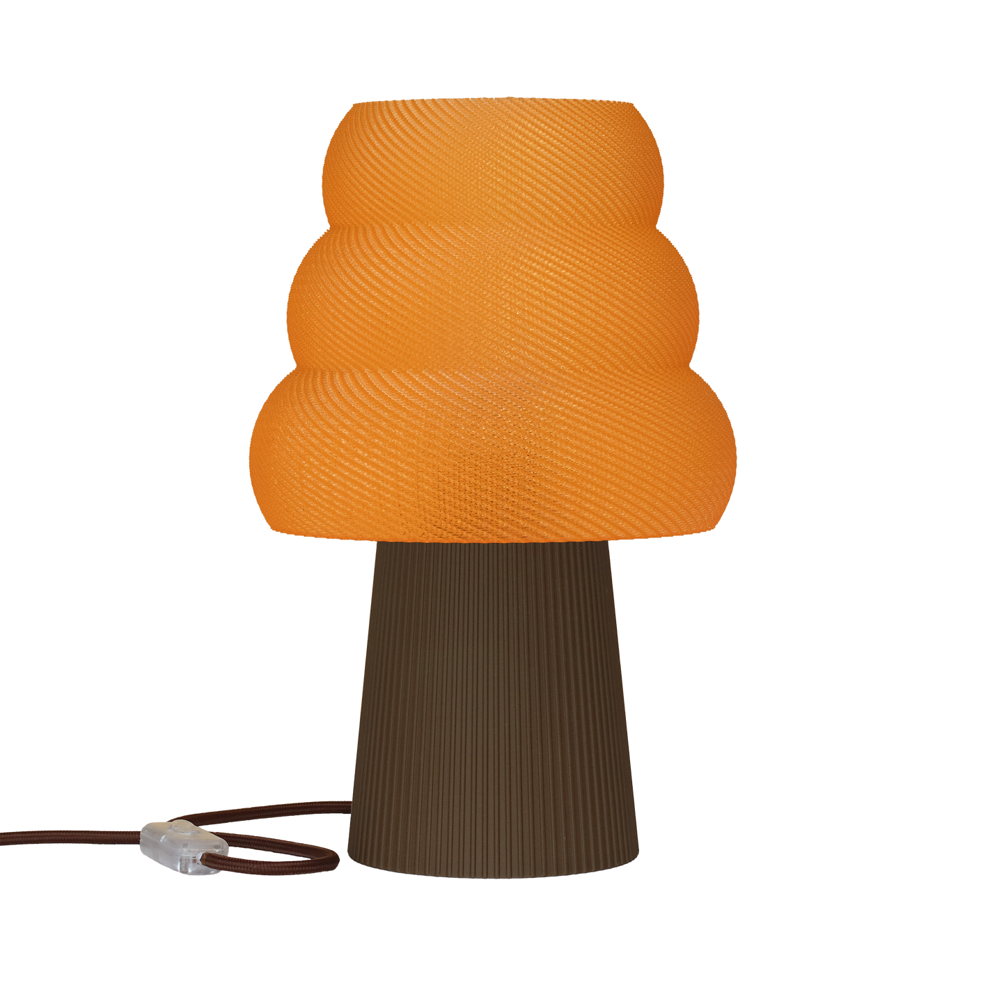 Skandinavische Nachttischlampe GROLA aus PLA