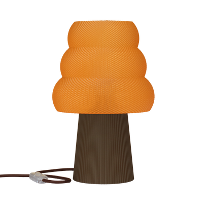 Skandinavische Nachttischlampe GROLA aus PLA