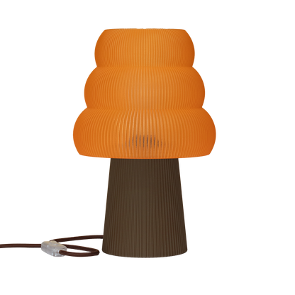 Skandinavische Nachttischlampe GROLA aus PLA